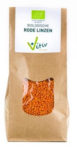 Vitiv Biologische Rode Linzen 500GR