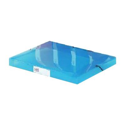 Viquel Propysoft - Boîte de classement plastique - dos 30 mm - bleu - avec étiquette tranche