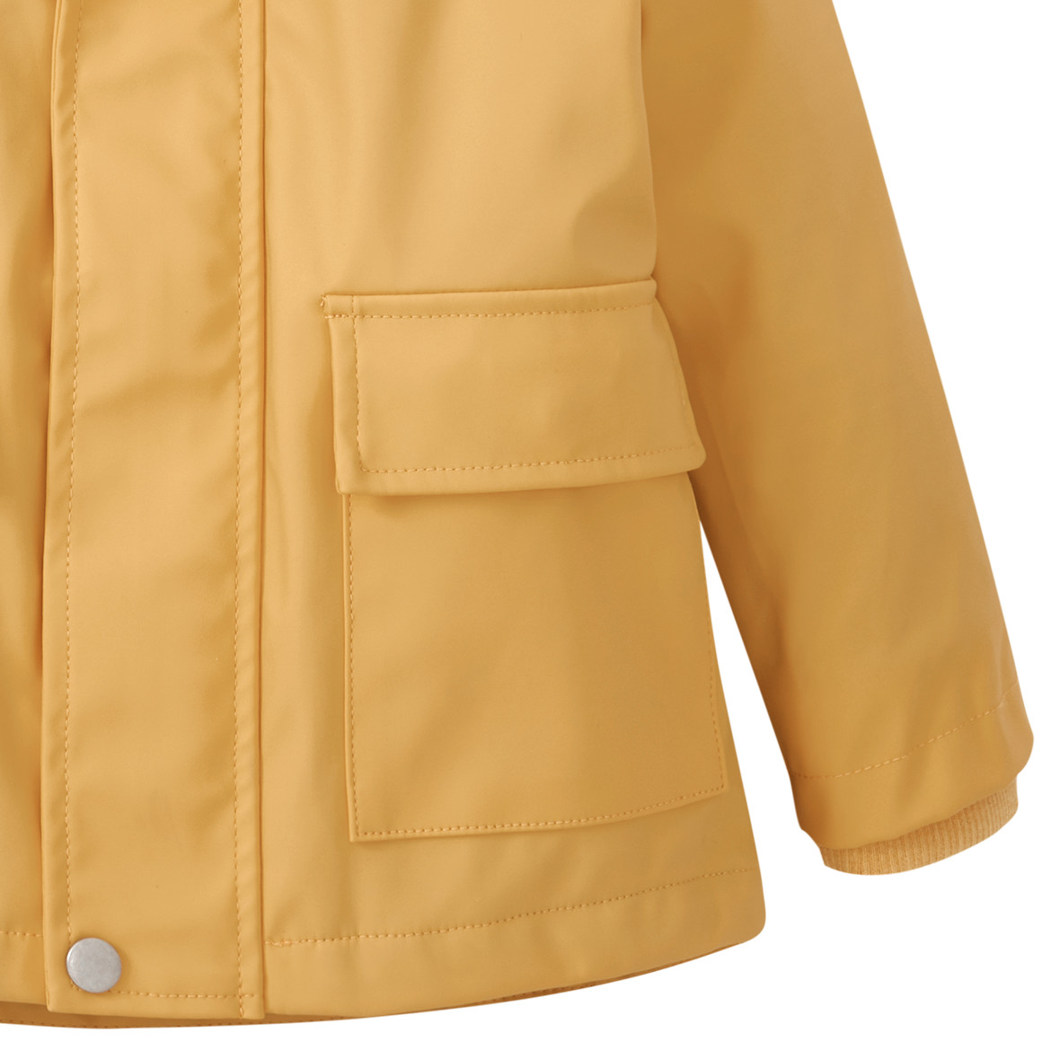 Topolino Kinder Regenjacke mit Beschichtung gelb