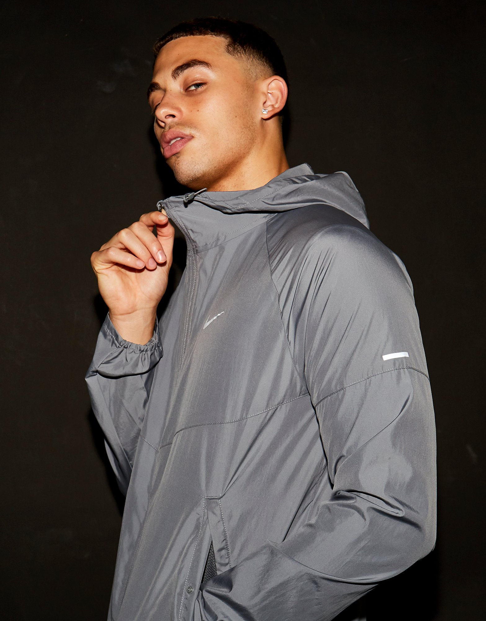 Nike Veste de running déperlante pour homme Miler