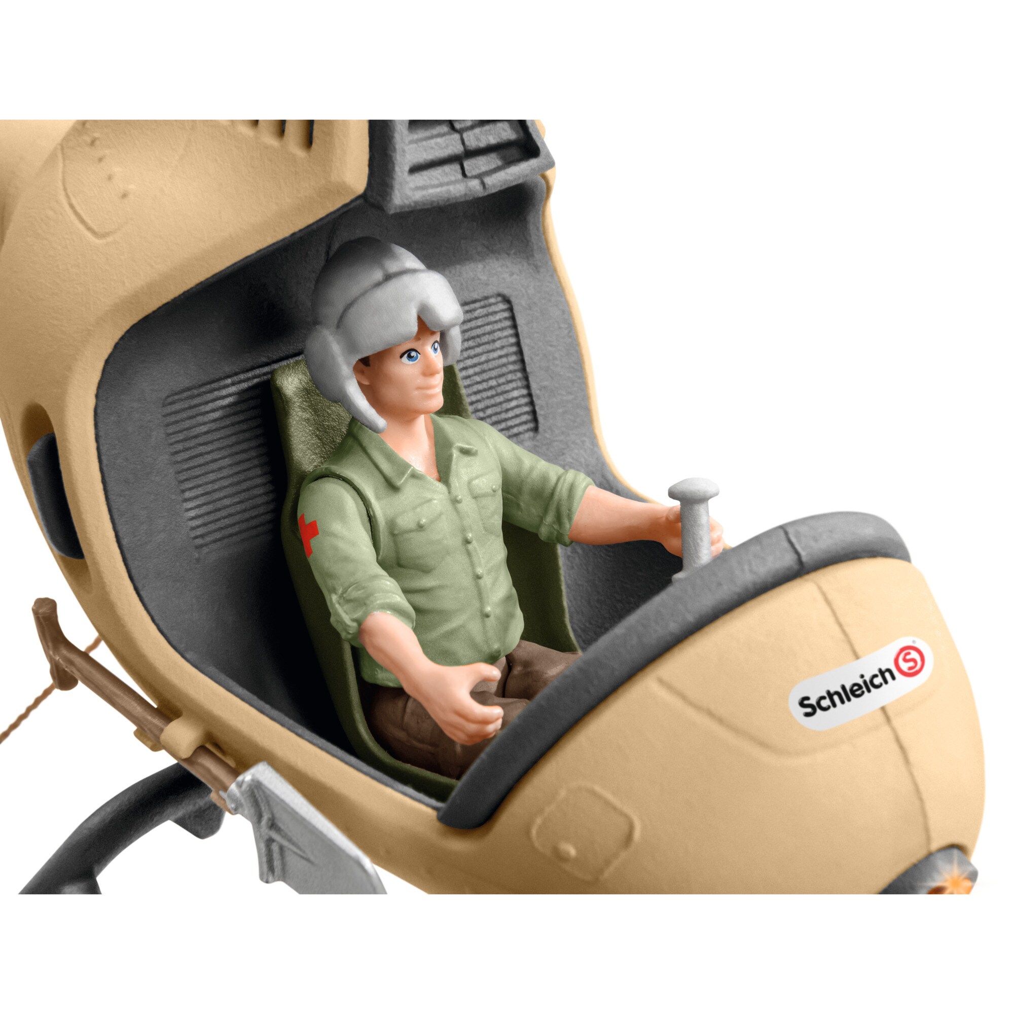 Schleich Spielfigur Wild Life Helikopter Tierrettung