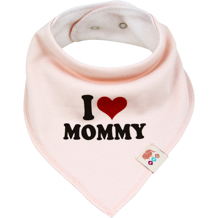 M.M.C. Lätzchen 6 PACK I Love Mommy Daddy Dreieckstücher Halstücher Mädchen Set