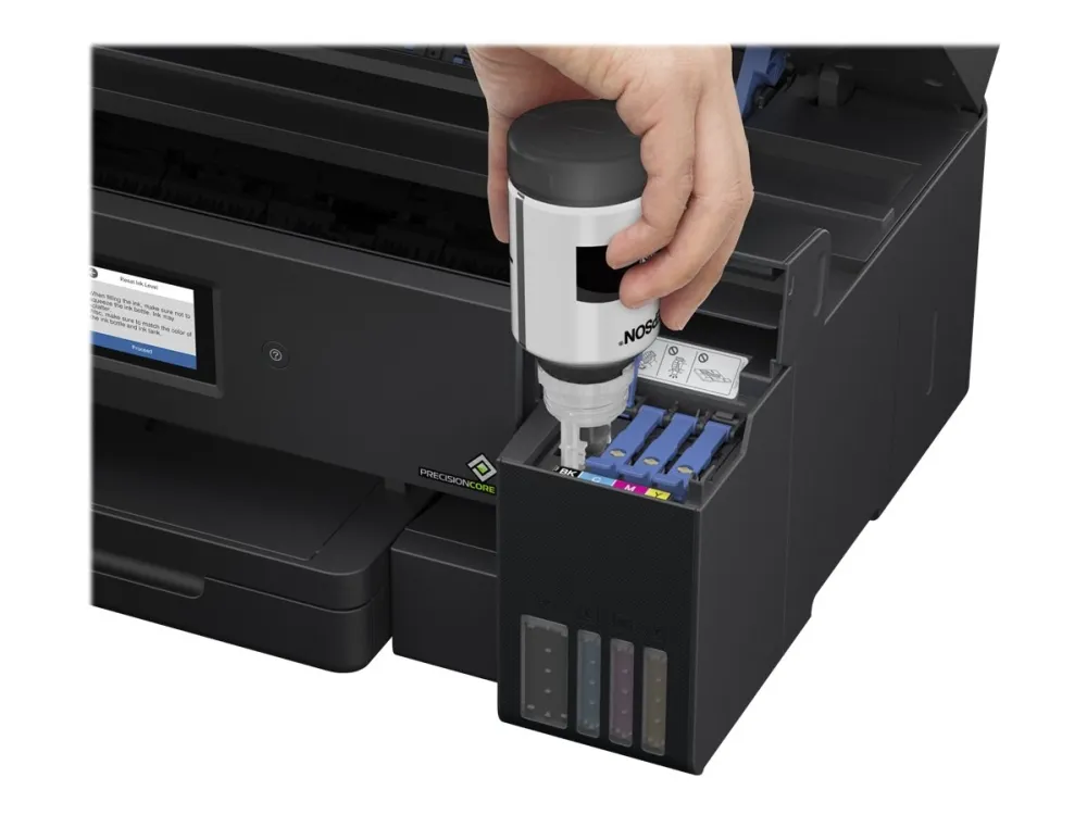 Epson EcoTank ET-15000 - Multifunktionsprinter - farve - blækprinter - A3/Ledger (297 x 432 mm) (original) - A3/Ledger (medie) - op til 11.5 spm (kopiering) - op til 17 spm (udskriver) - 270 ark - 33.6 Kbps - USB 2.0, LAN, Wi-Fi