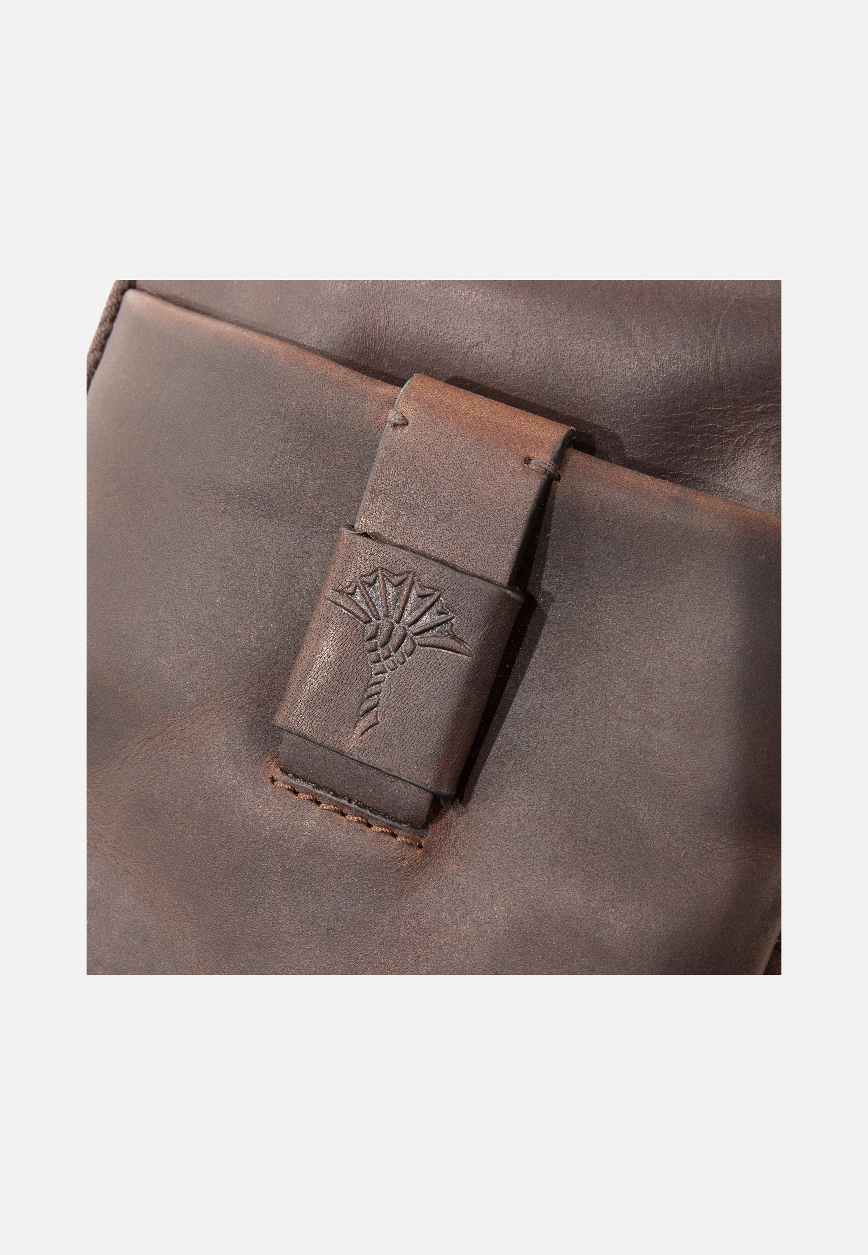 Loreto Rafael XSVZ Dark Brown - Crossbody Bag