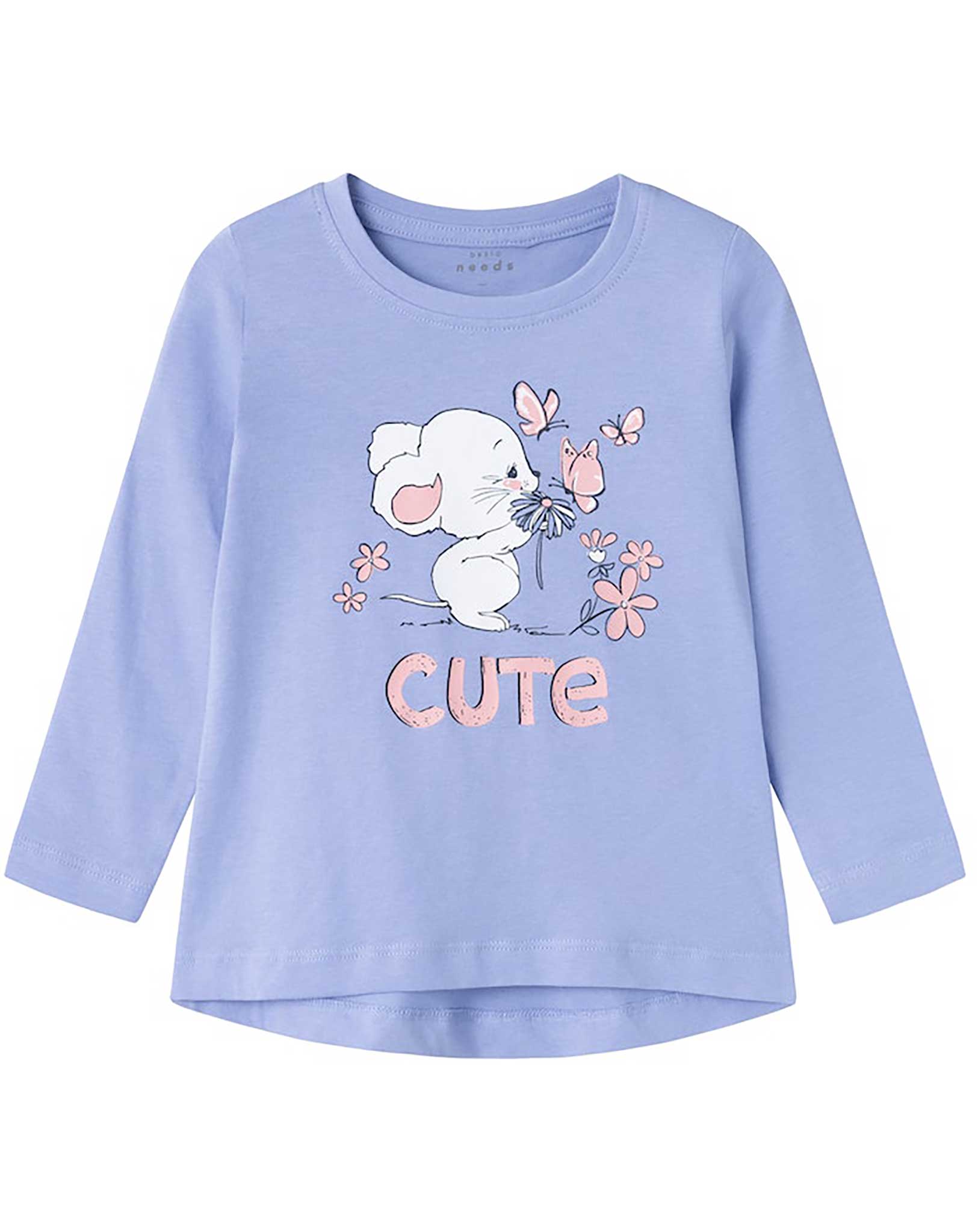 Langarmshirt NMFVIOLET CUTE in easter egg