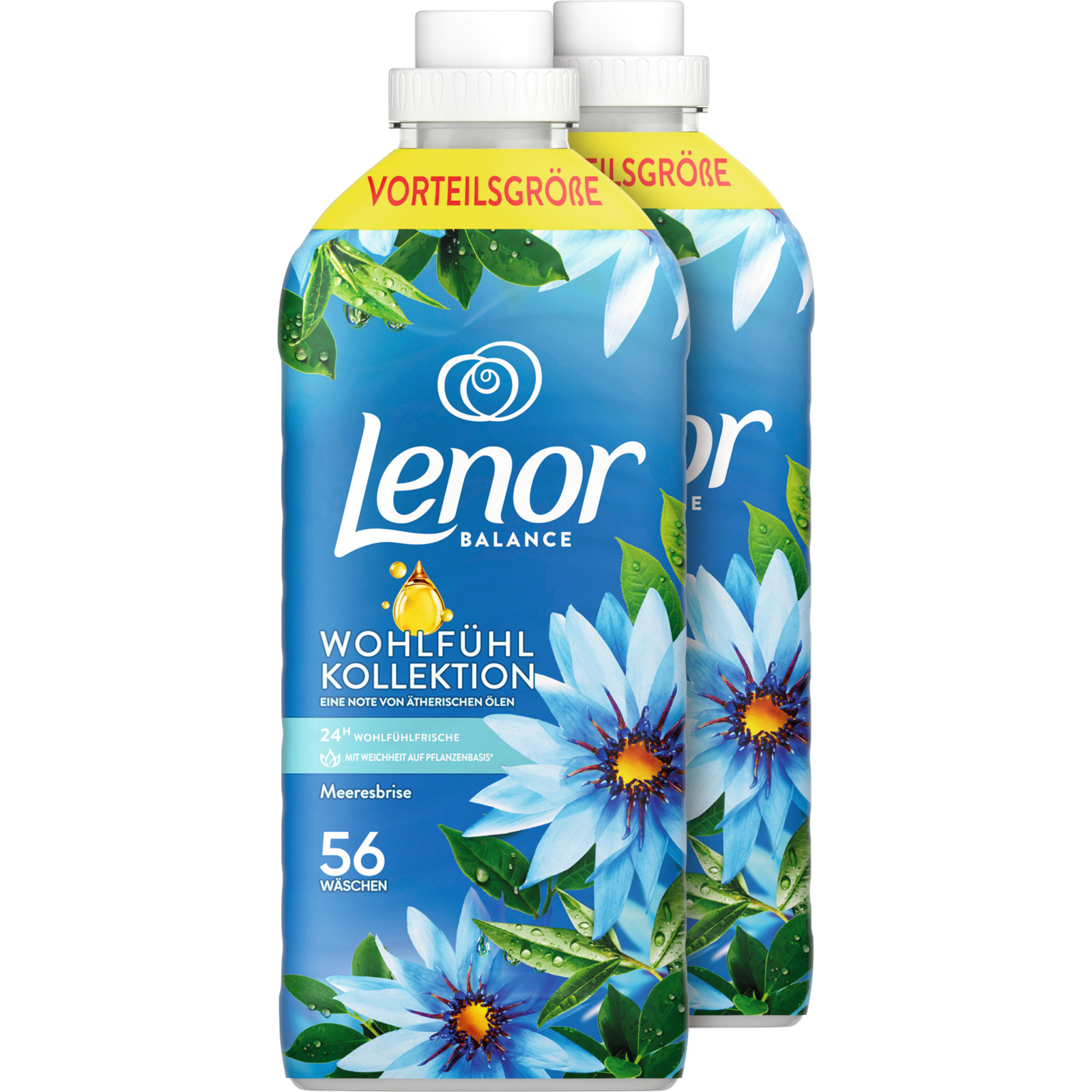 Lenor Weichspüler Meeresbrise 2 x 56 Waschgänge