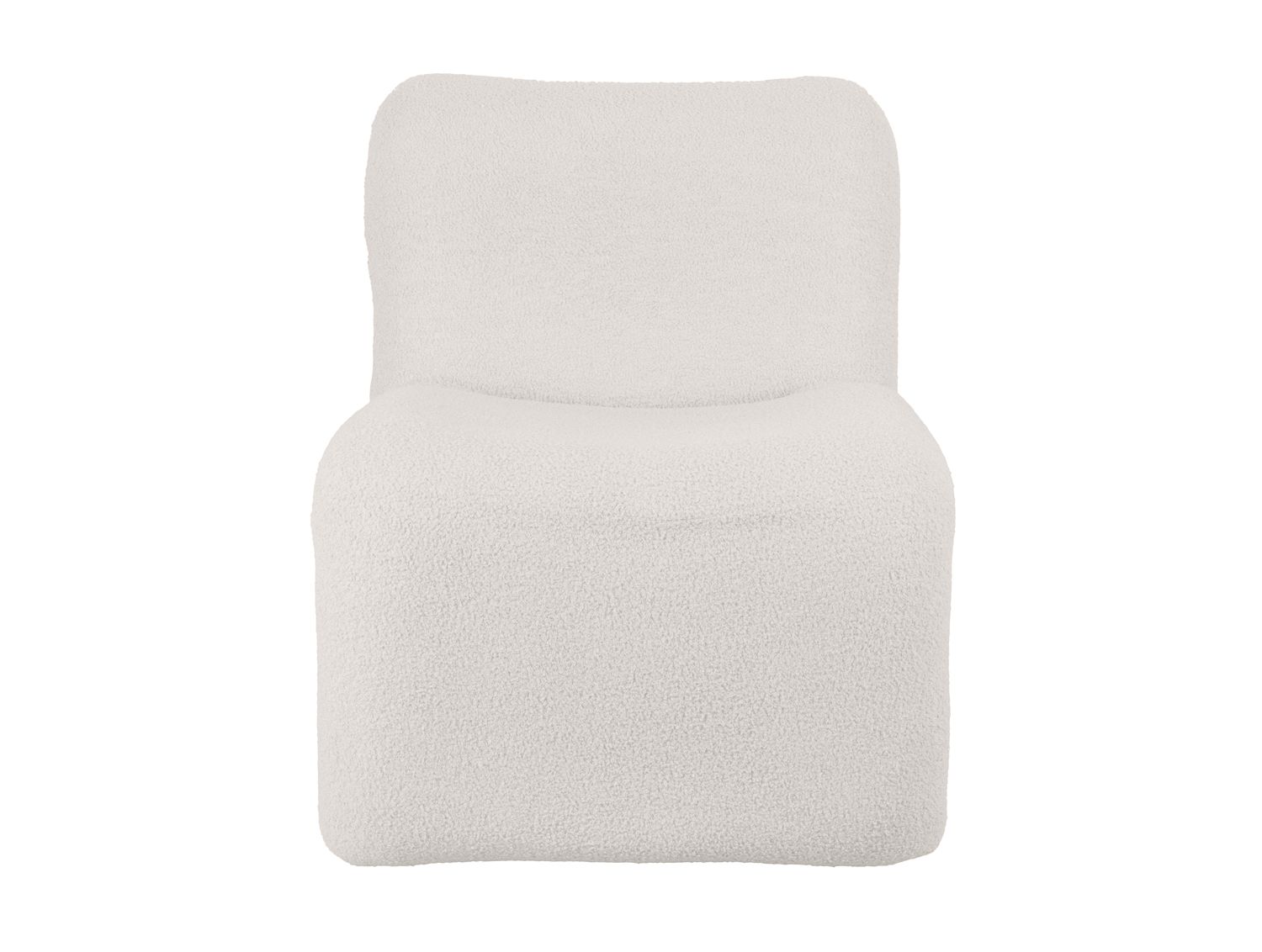 Chair Fuerza teddy curl white