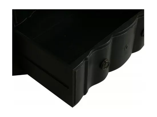 Commode arbalète double Bois Noir - Manoir Interior's