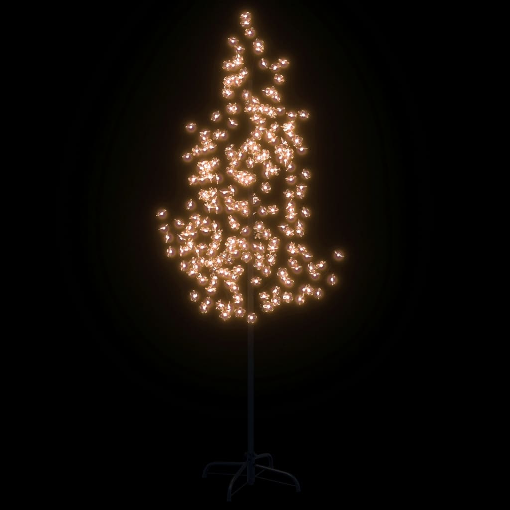 Arbre à led fleur de cerisier 220 led blanc chaud 220 cm