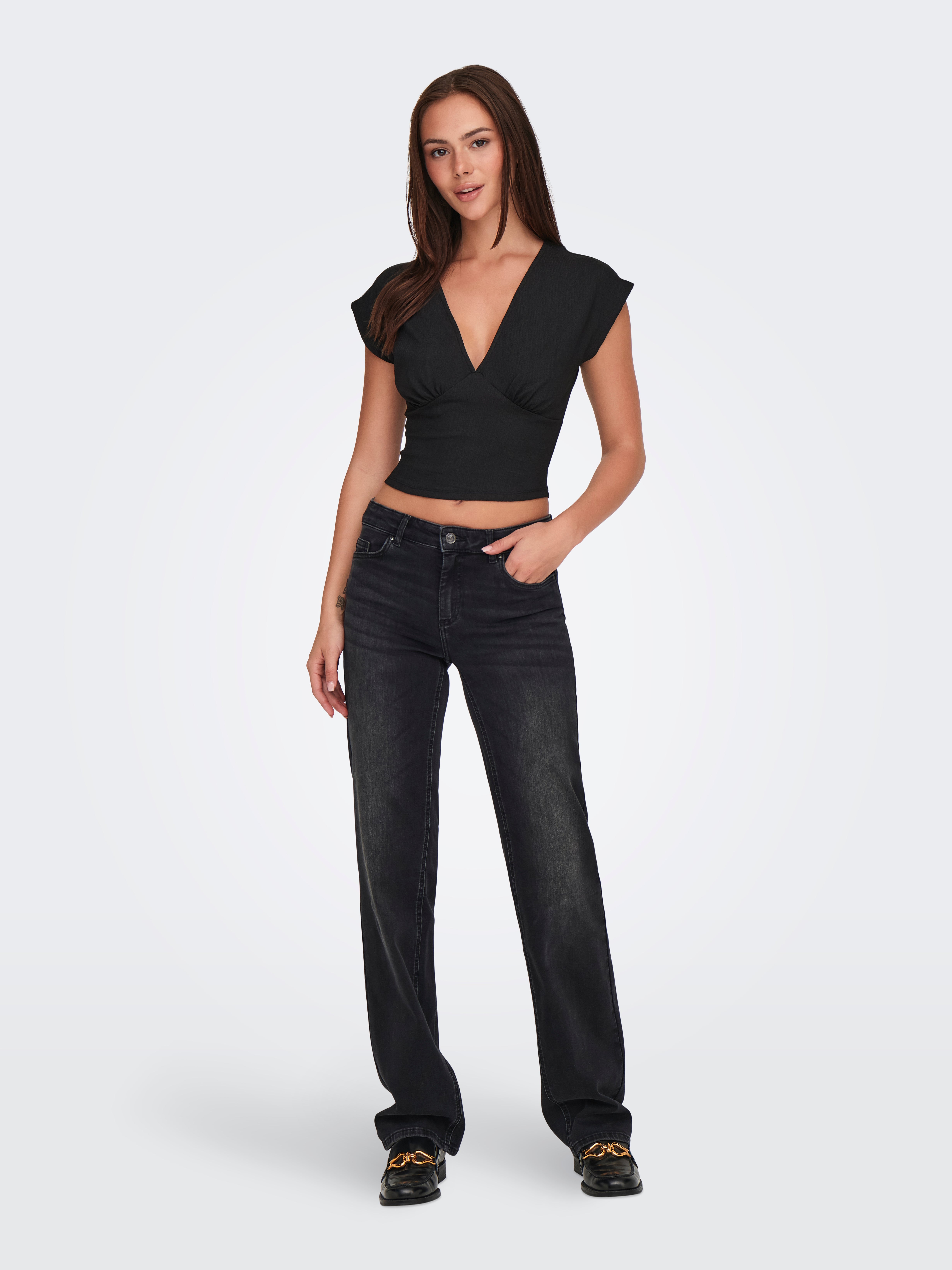 ONLHILLERY Top Black