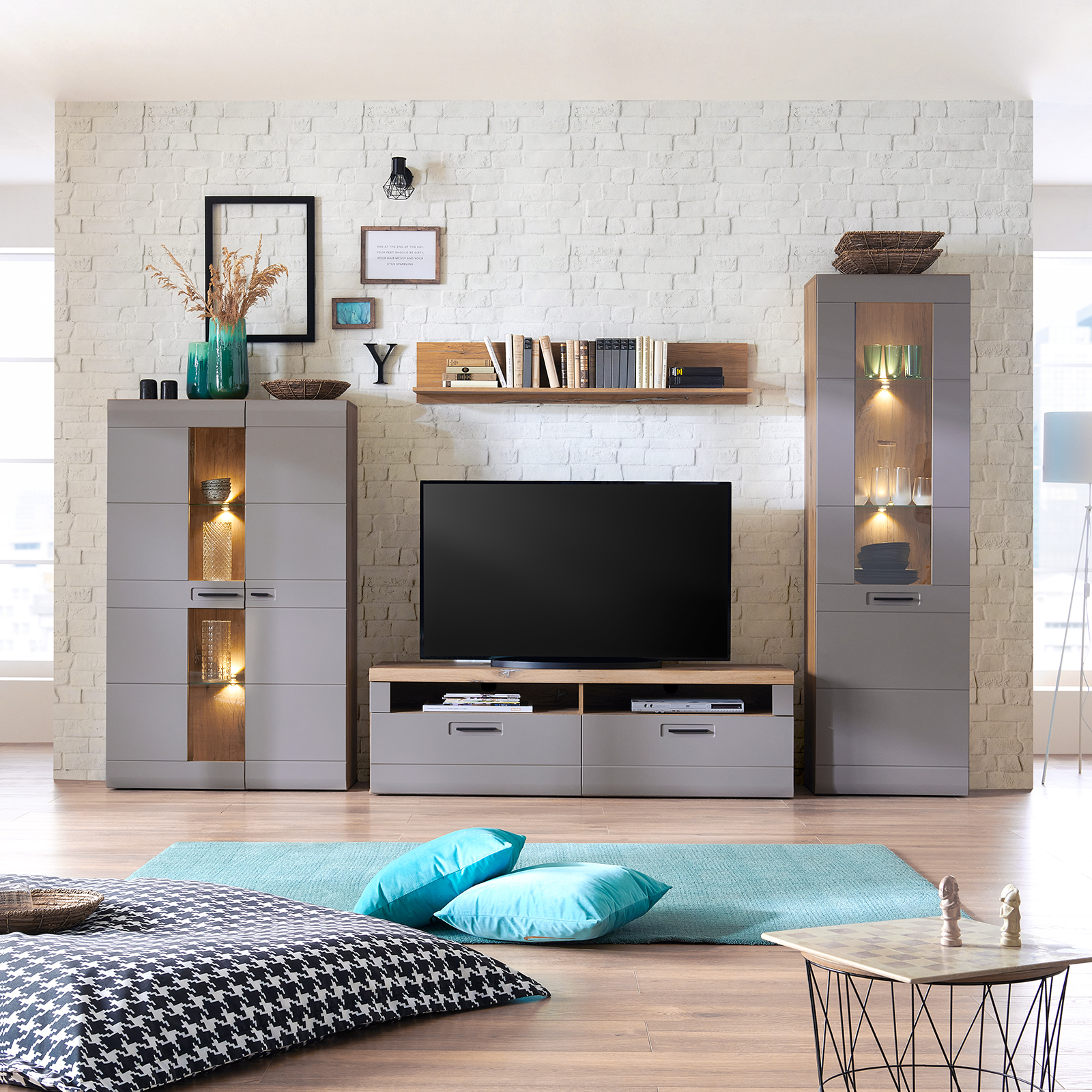 Luca Bessoni Wandboard AURIS - Flagstaff Eiche - 135 cm