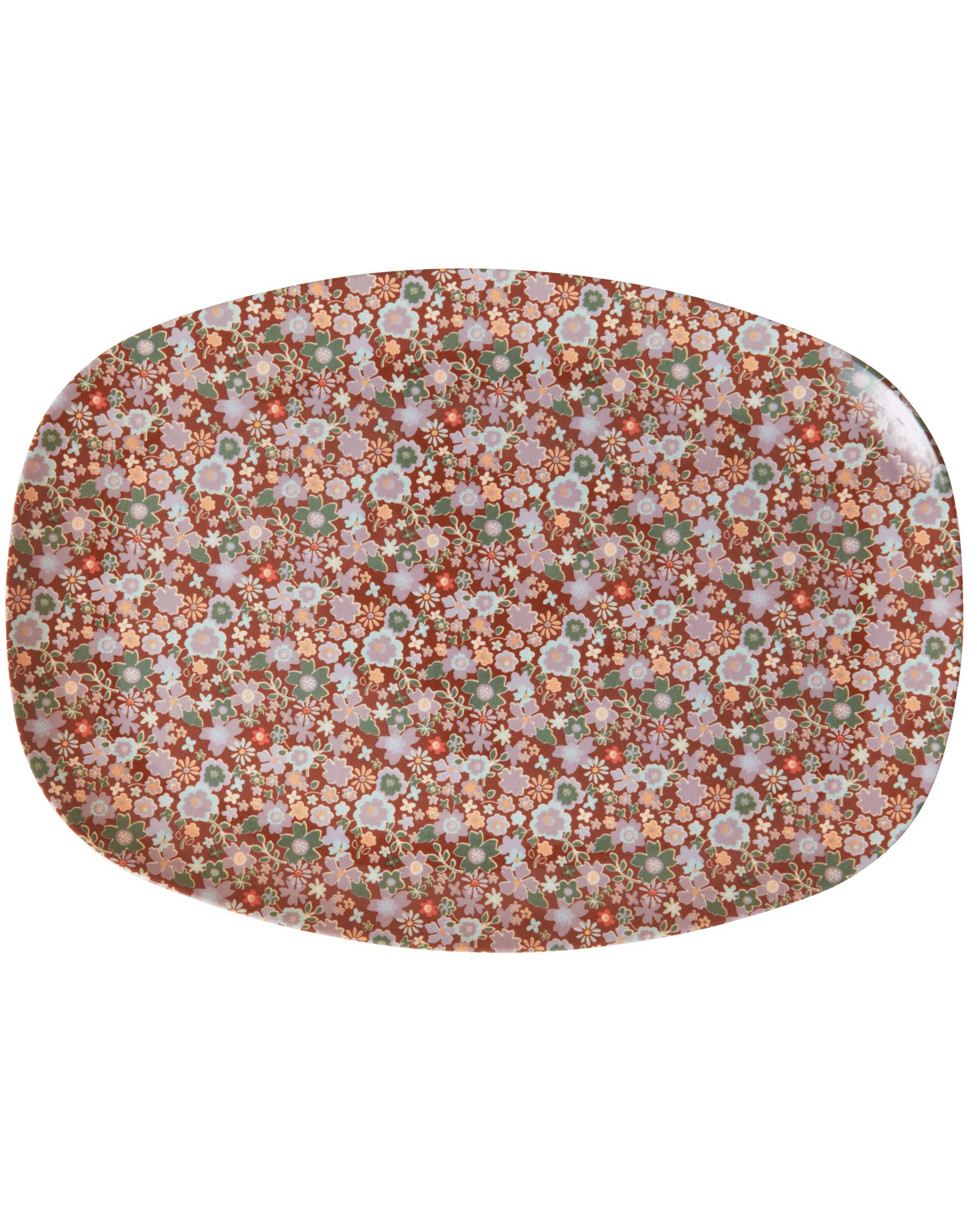 Melamin-Teller FLORAL FALL medium in bunt