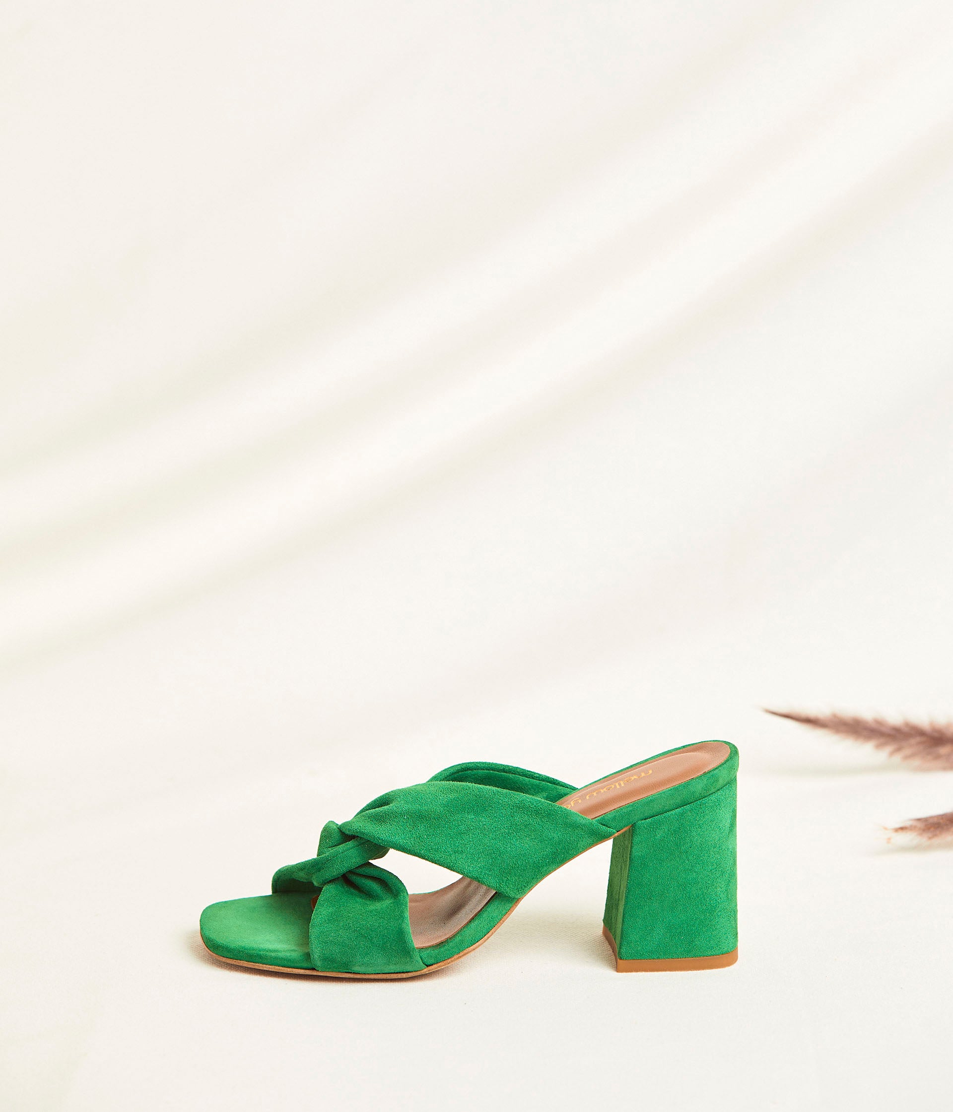 Mules vertes Marcia