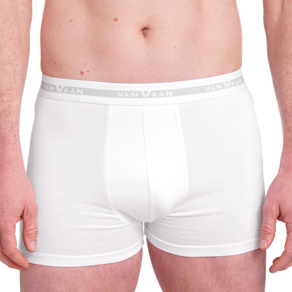 VanVaan Herren Retroshorts mit Webbund weiss