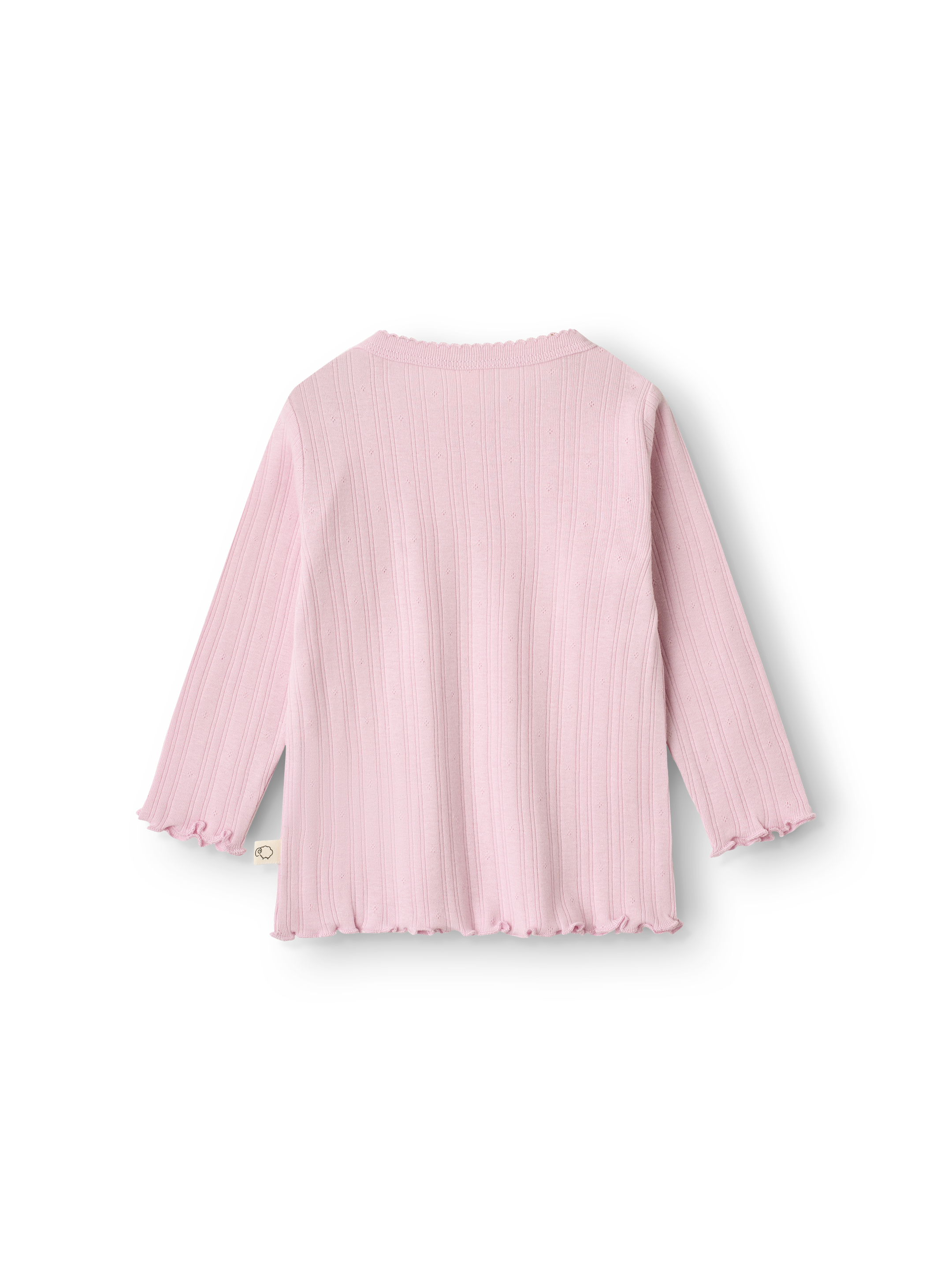 Pointelle shirt van katoen voor baby's