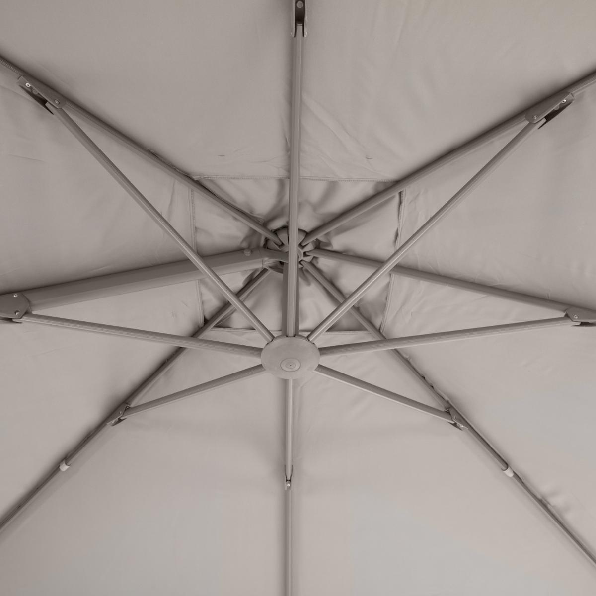 PARASOL DECENTRE ELEA 3X3M TONKA NOIR
