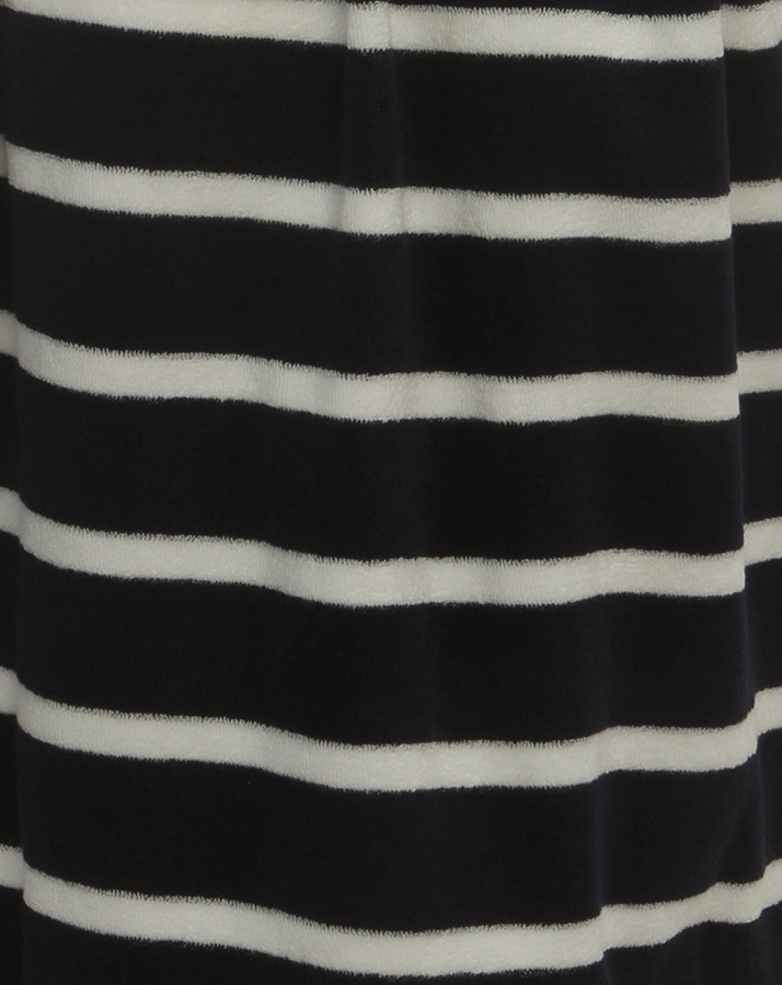 Bademantel STRIPES in marine