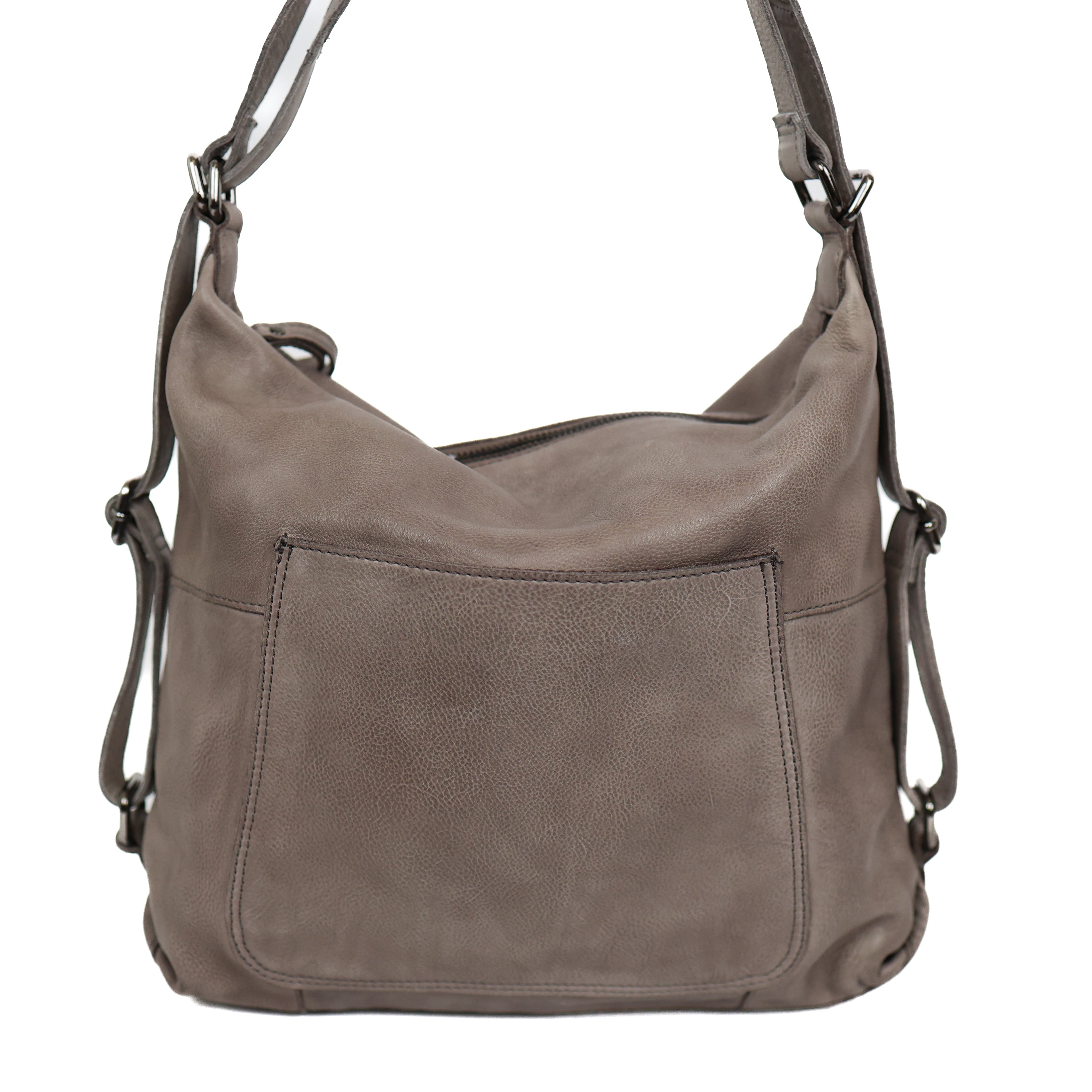 Rugzak/handtas 'Veerle' grijs Grey