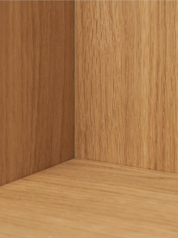 Ferm Living Stagger wandplank low geolied eiken