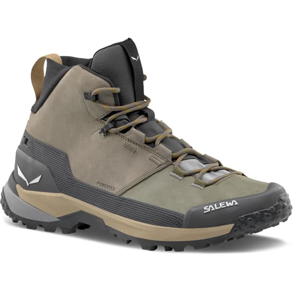 Chaussure de randonnée mid SALEWA PUEZ LEATHER MID PTX M BUNGEE CORD/ONYX