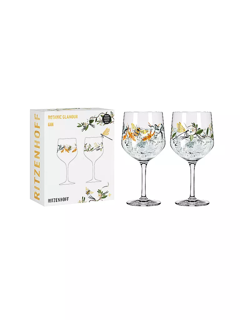 RITZENHOFF Ginglas 2er Set Botanic Glamour  #1 #2 Joyanne Horscroft bunt