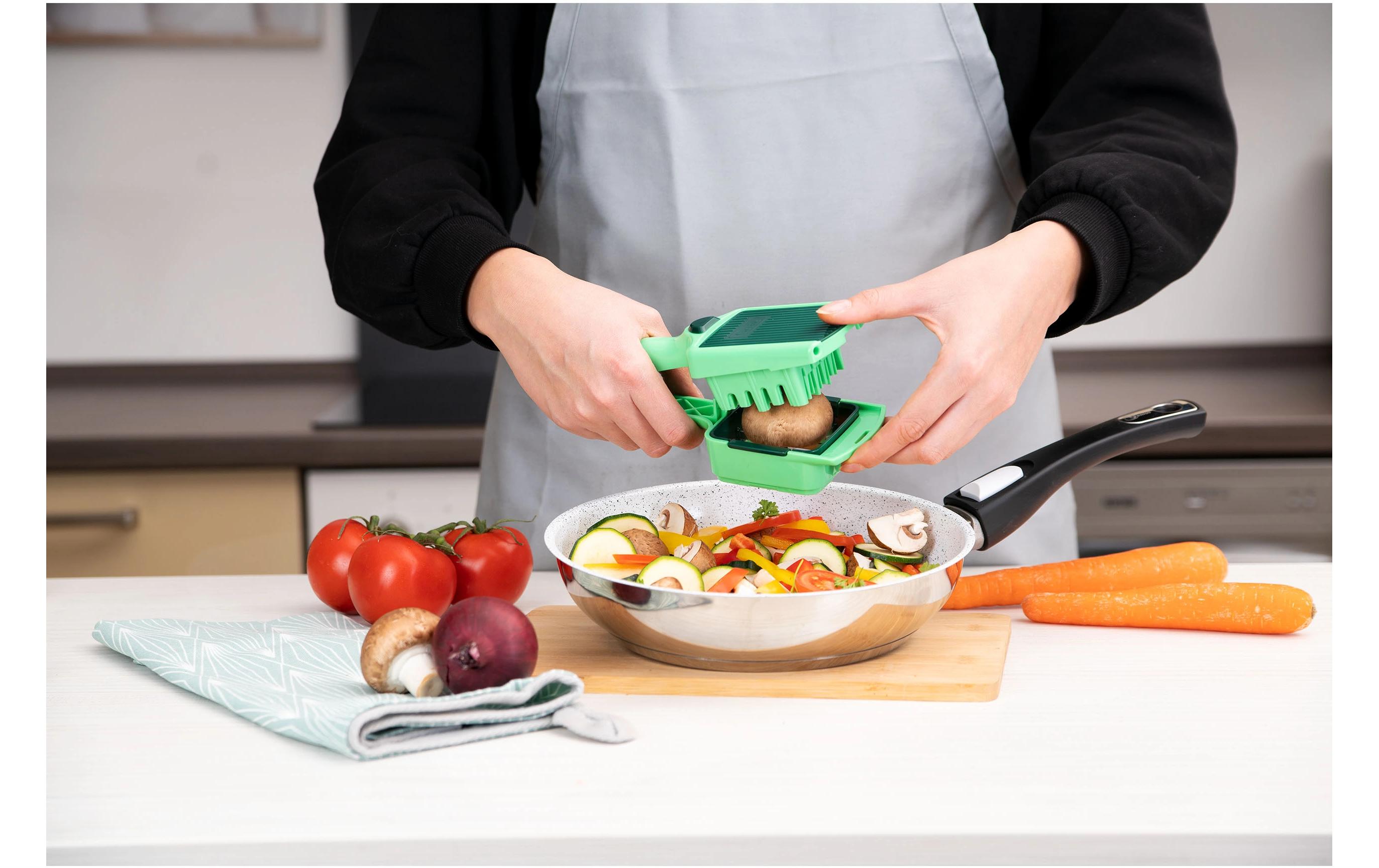 Gemüseschneider Nicer Dicer Quick Professional Grün12-teiliges Schneid-Set für schnelles und flexibles Kochen