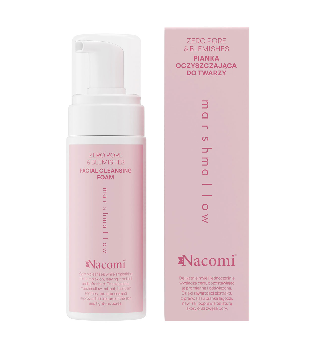 Nacomi - *Zero Pore & Blemishes* - Espuma de limpeza facial Marshmallow