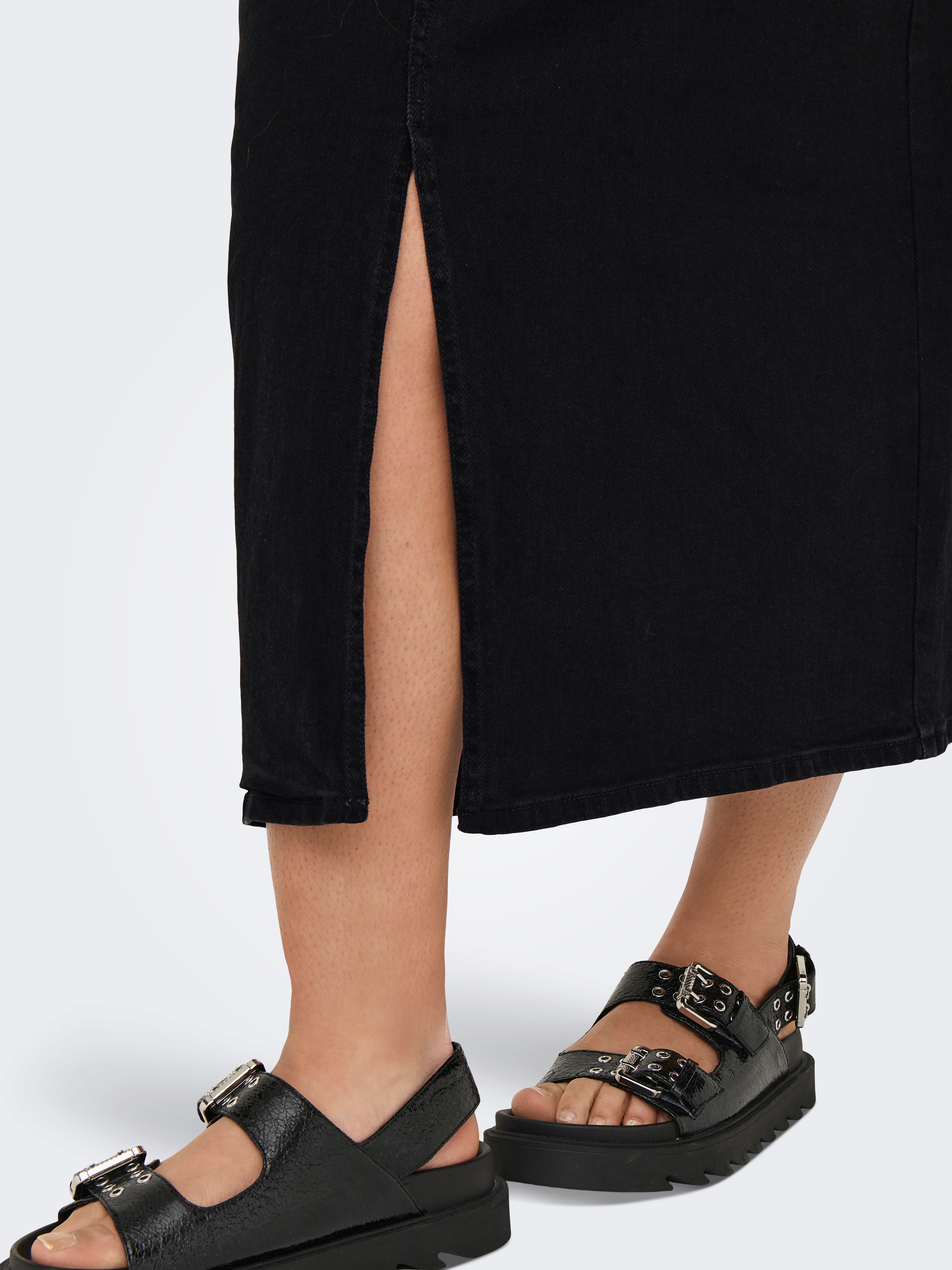 CARAYOE Jeansrock Black Denim