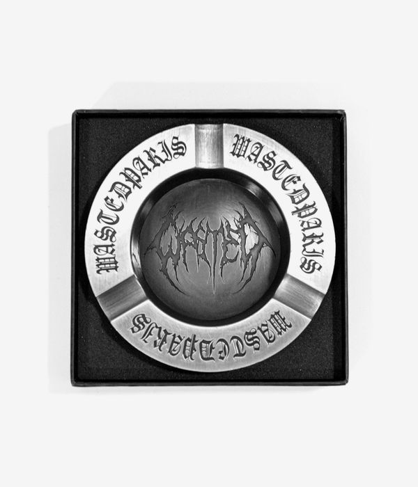 Wasted Paris Ashtray Aschenbecher (silver metal)