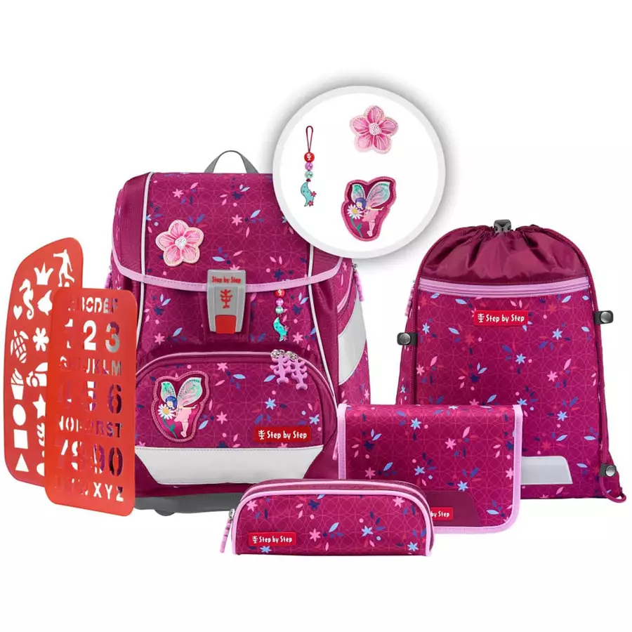 Step by 2in1 Plus - Schulranzen Set 6tlg. Fairy Freya