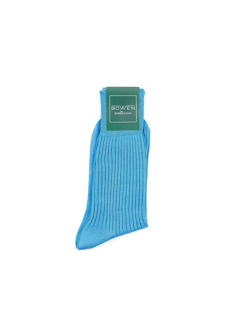 CHAUSSETTES HAUTES COTON BLEU