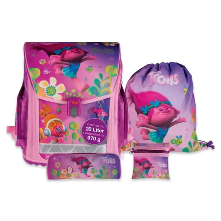 Stylex Schulranzenset DreamWorks Trolls 4-teilig