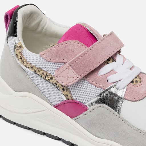 Muyters Velcro Sneakers wit Leer