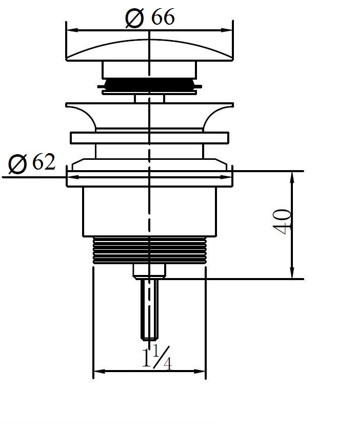 Best Design Click-waste laag model RVS Look