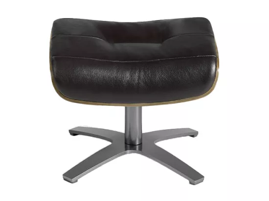 Pouf pivotant rembourré en cuir 5035 ANGEL CERDA