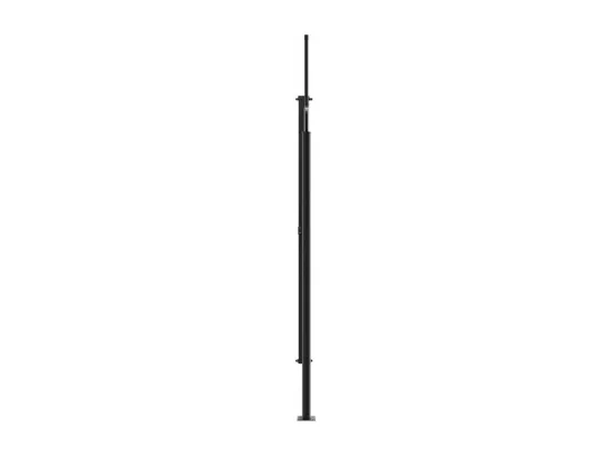 Auvent latéral rétractable vert foncé 200x500