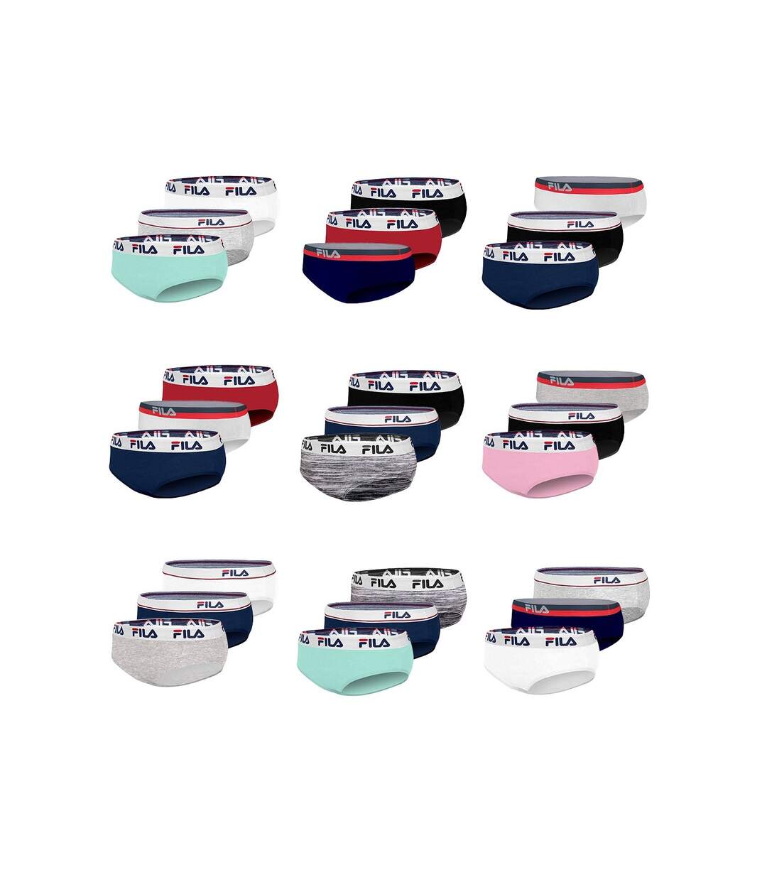 Pack Surprise de 3 Slips coton femme