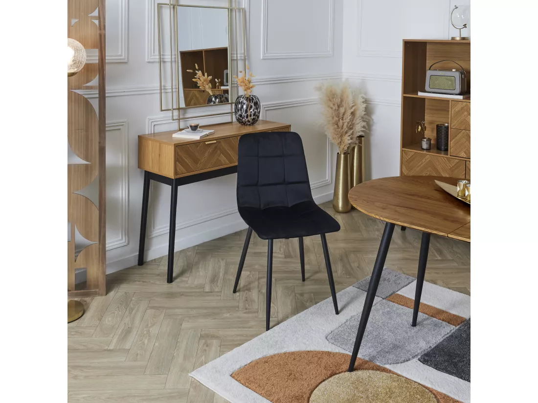 Chaise Mateo Noir - Lot de 4