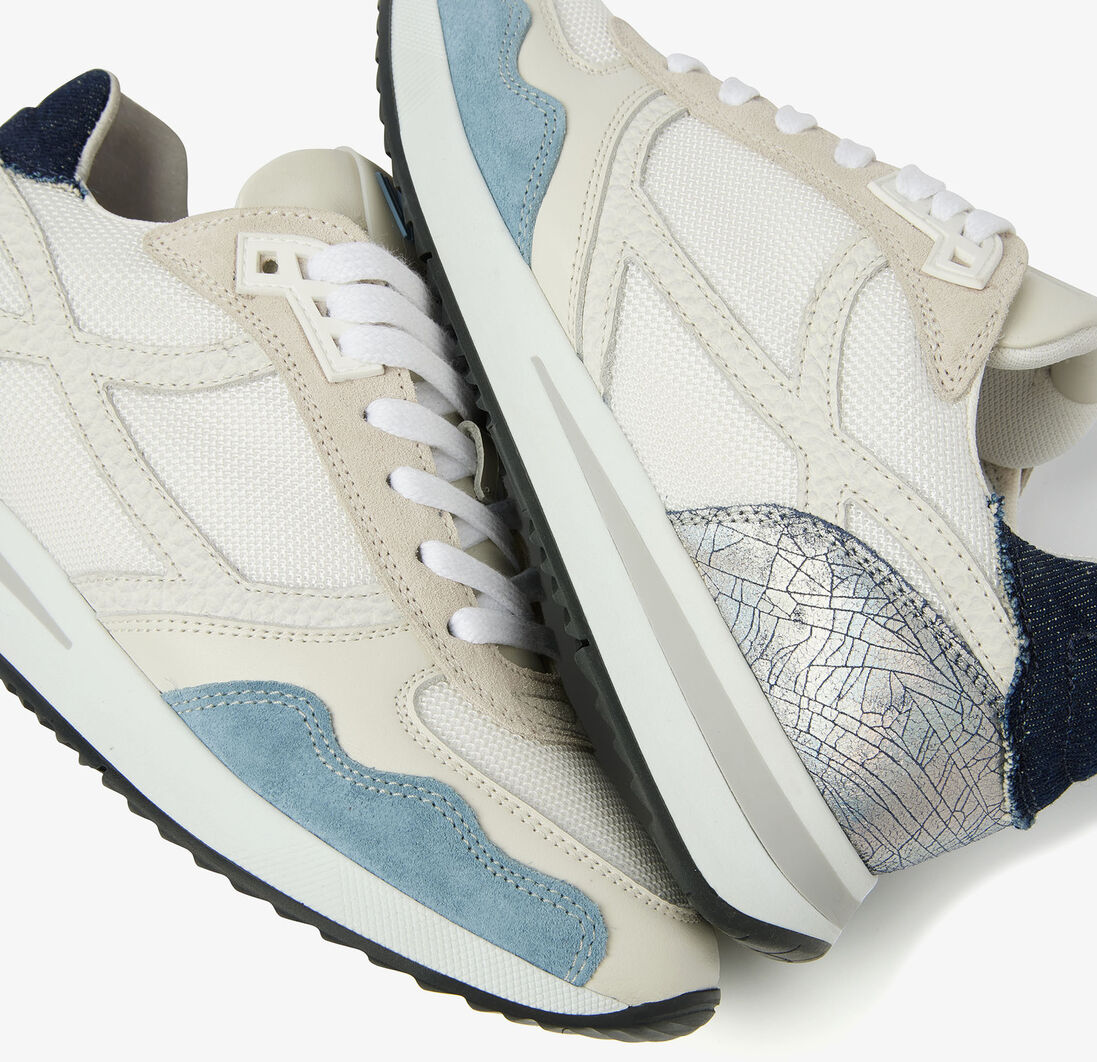 VIA VAI blauwe via vai lage sneakers nora base