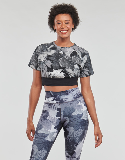adidas Performance - W AOP CRP TEE - noir