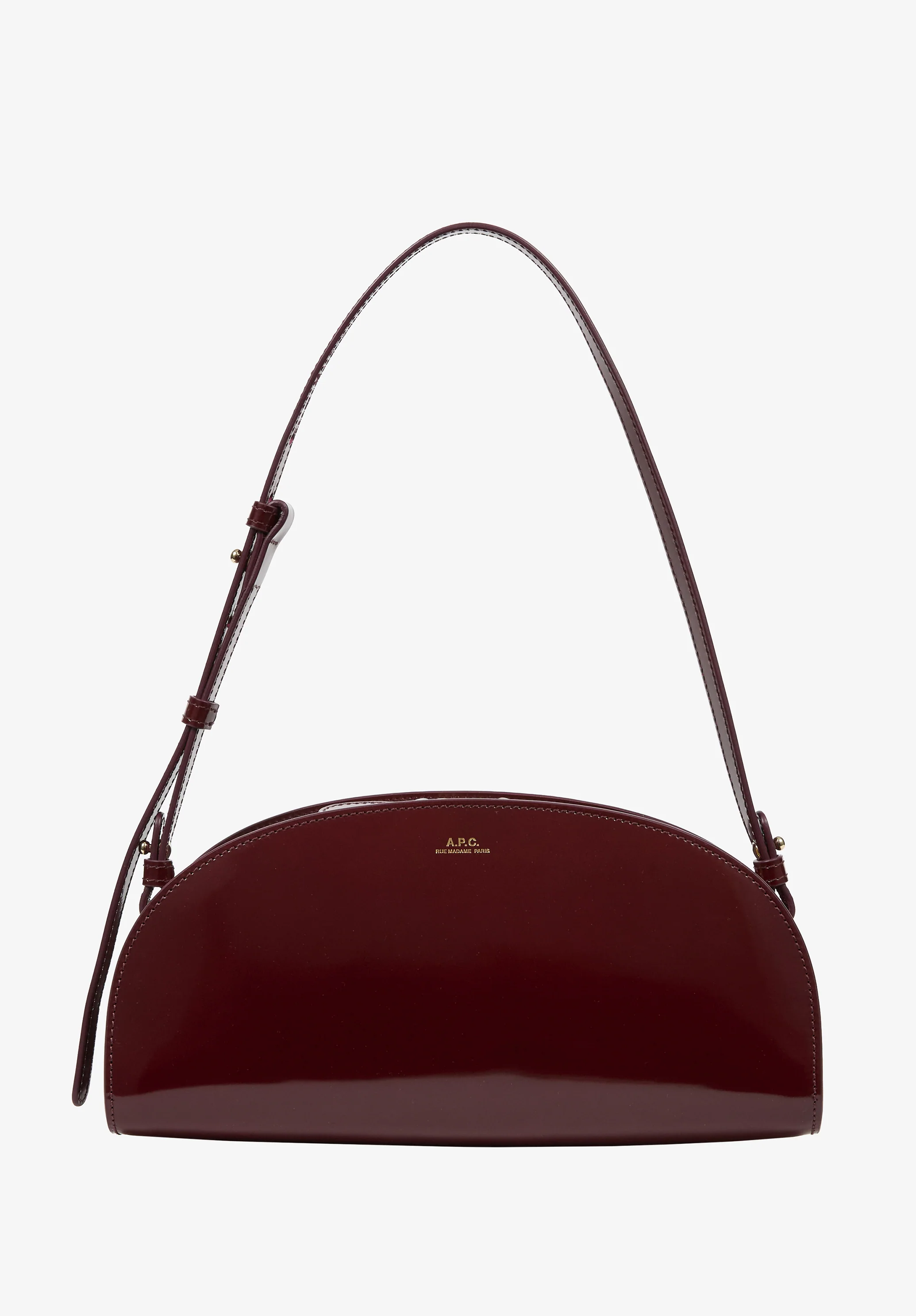 Sac Demi-Lune Shoulder - Bordeaux