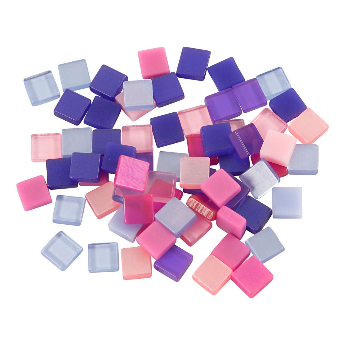 Mini Mozaiek Paars 10x10mm, 25 gram