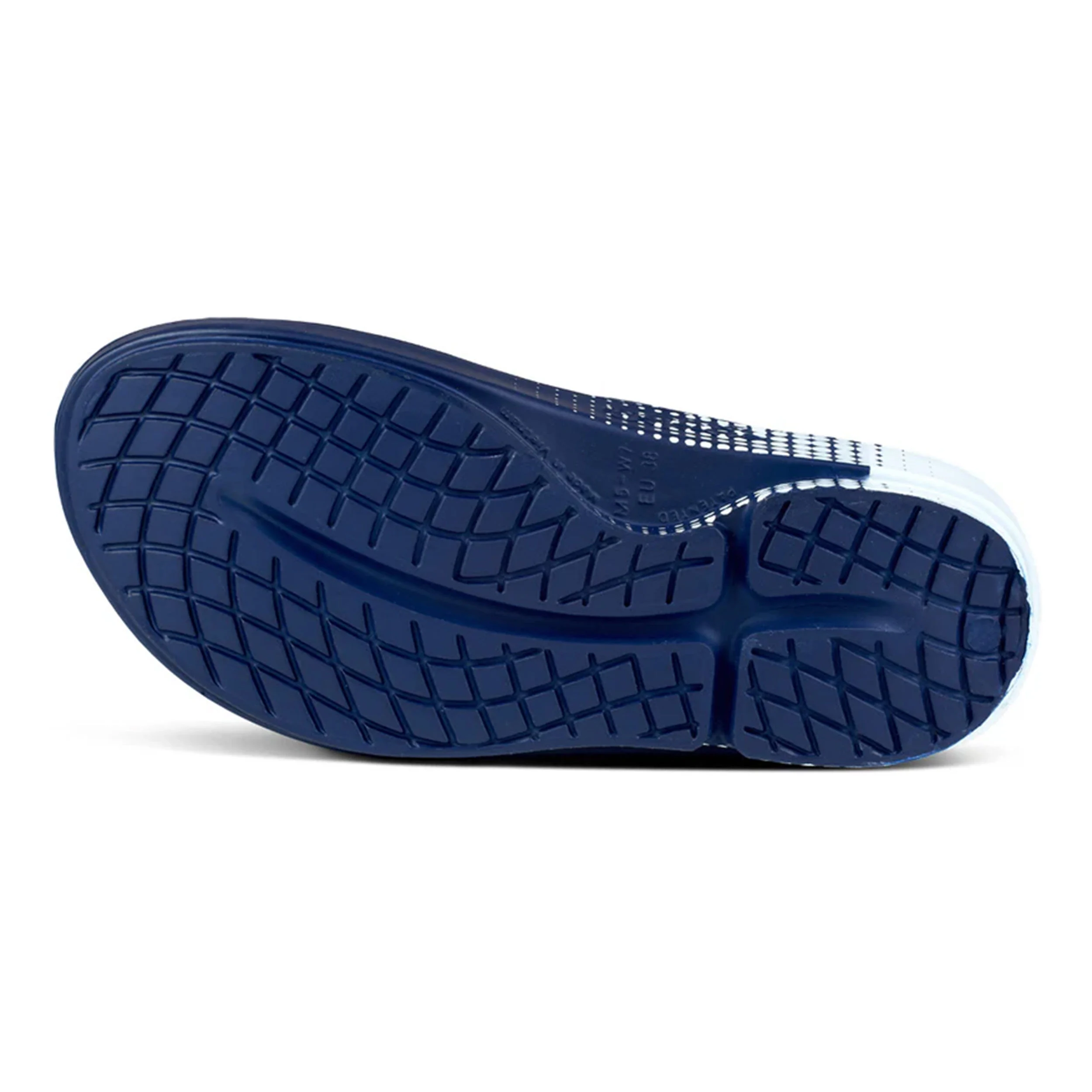 OOFOS Ooahh Sport Chaussure De Récupération - Bleu Foncé , Blanc