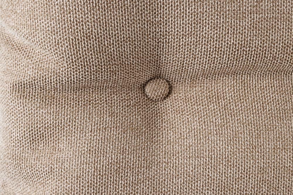 Riess Ambiente Moderne Sitzbank Big George 160cm Champagner beige Samt Strukturstoff mit Lehne, gepolsterte Bank für Dein Esszimmer