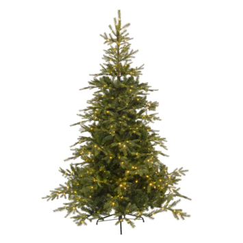 Everlands kunstkerstboom Grandis Fir 240 cm inclusief verlichting