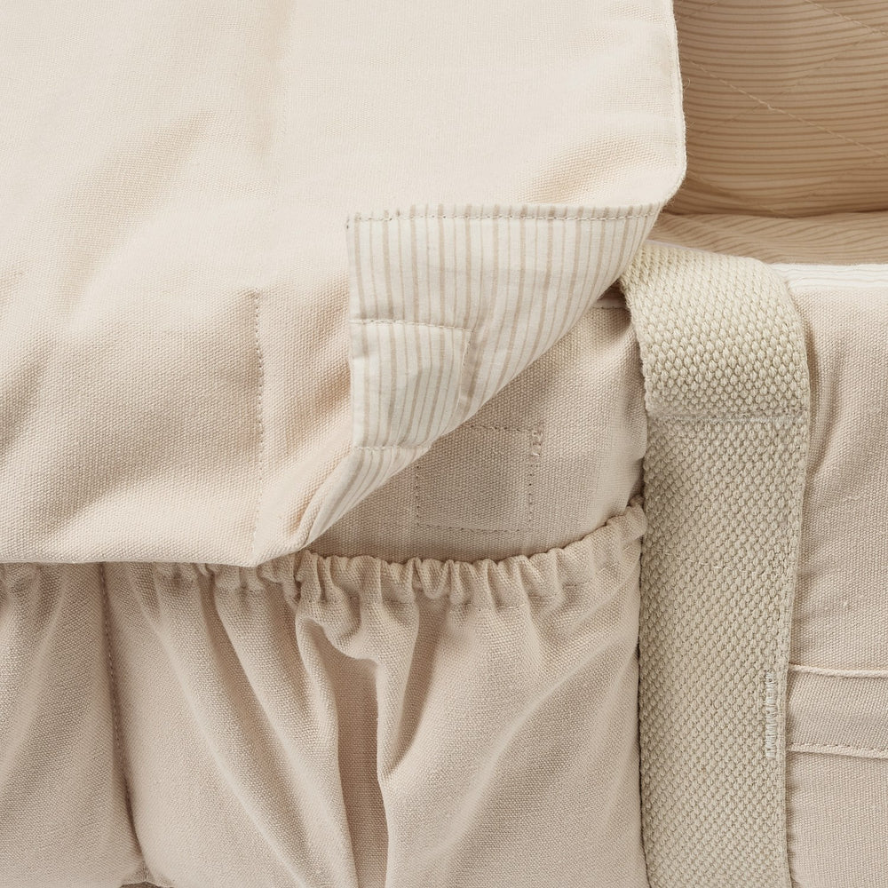 Køb COPENHAGEN COLORS Babylift og Legetæppe vol. 2 Cream W. Cream Solid Stripe