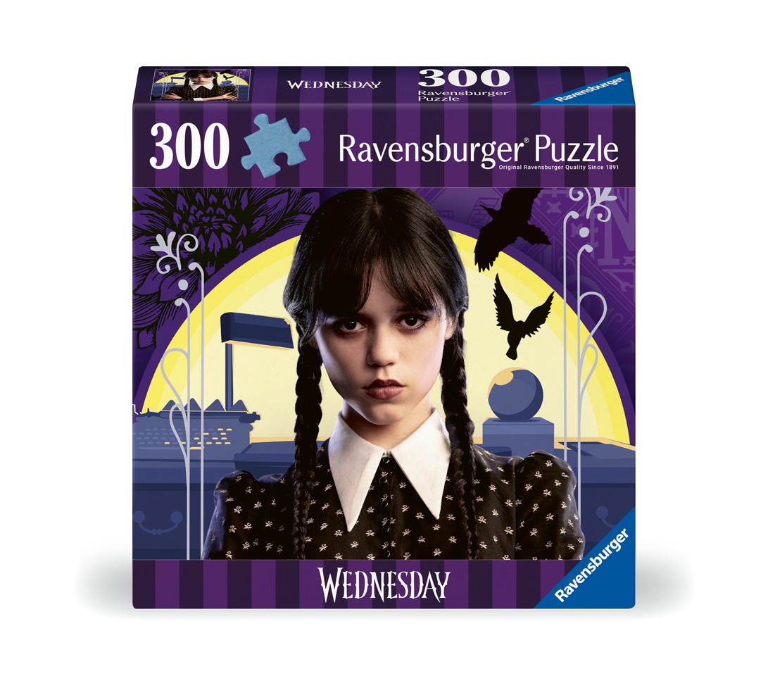 Ravensburger - Puslespil Wednesday No Hug Zone 300 brikker