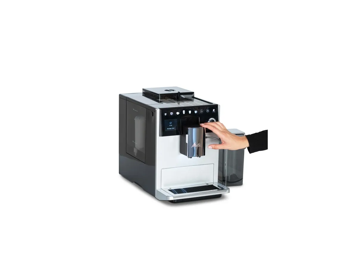 Melitta F63/0-201, Espressomaskine, 1,8 L, Kaffebønner, Indbygget kværn, 1400 W, Sølv