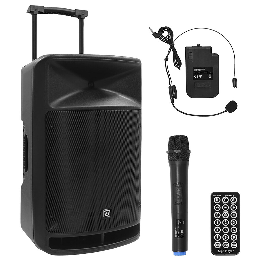 BoomTone DJ TravelSound15-VHF - Enceinte de soirée