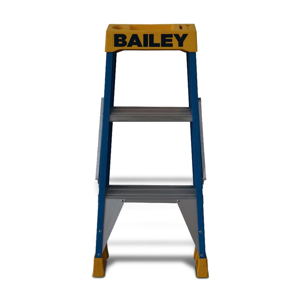 Escada de fibra de vidro dupla face BAILEY 0,9 m 150 kg Step 3 Pro FS13977
